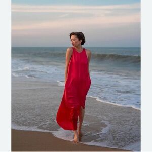 Lunya washable silk dress $298 original size small. New